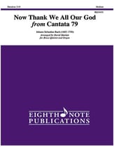 Now Thank We All Our God from Cantata 79 Brass Quintet and Organ cover